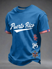 Men's Puerto Rico Printed short sleeves t-shirt