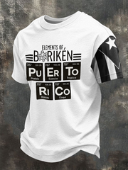 Men's Puerto Rico Printed short sleeves t-shirt