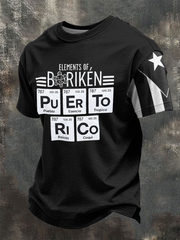 Men's Puerto Rico Printed short sleeves t-shirt
