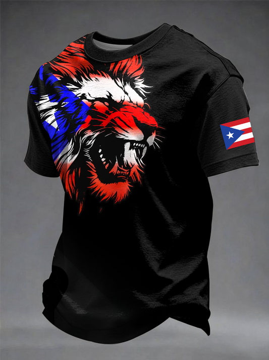 Men's Puerto Rico Printed short sleeves t-shirt