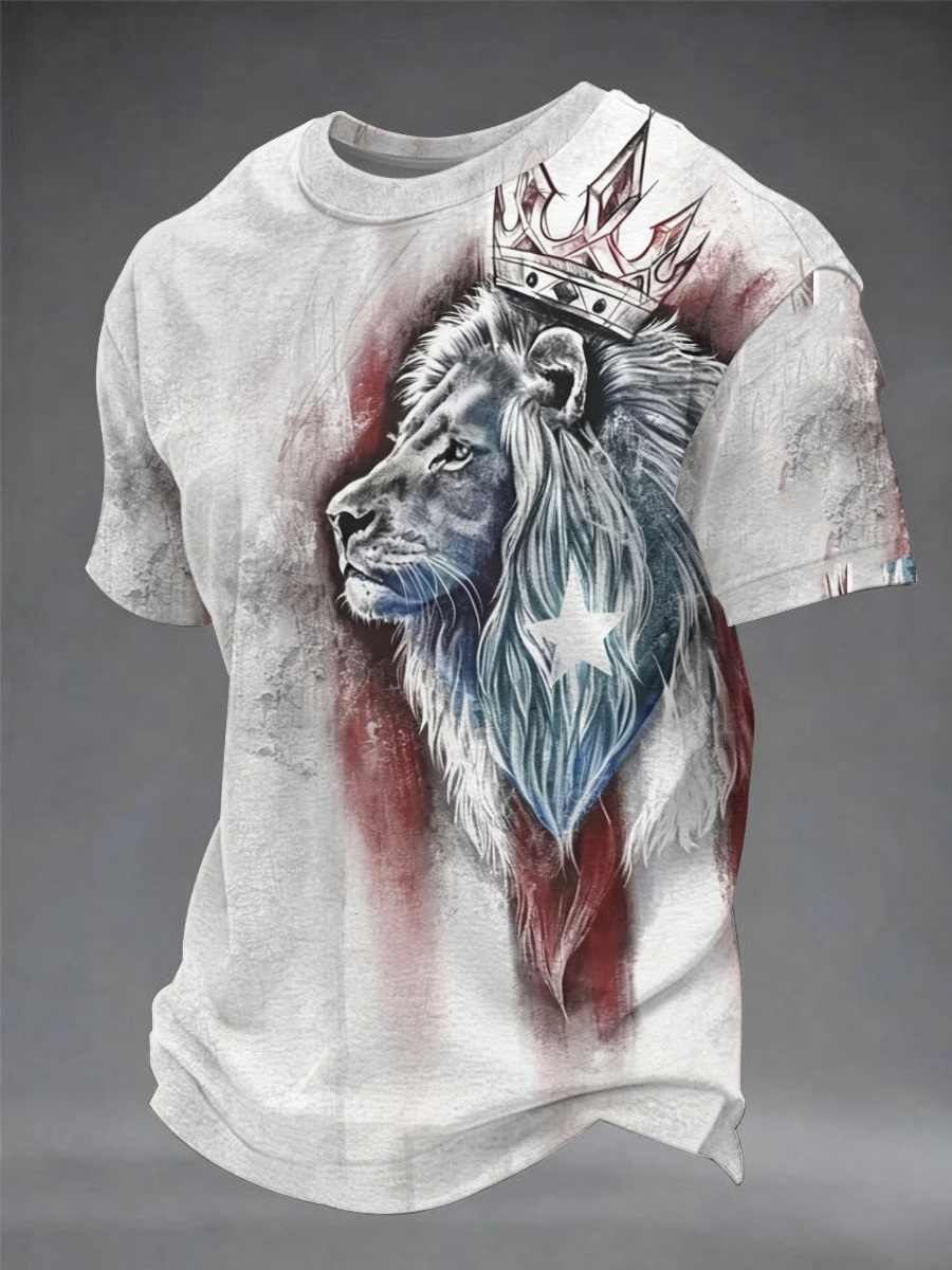 Men's Puerto Rico Print short sleeves t-shirt