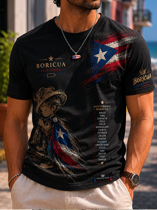 Men's Puerto Rico Printed short sleeves t-shirt