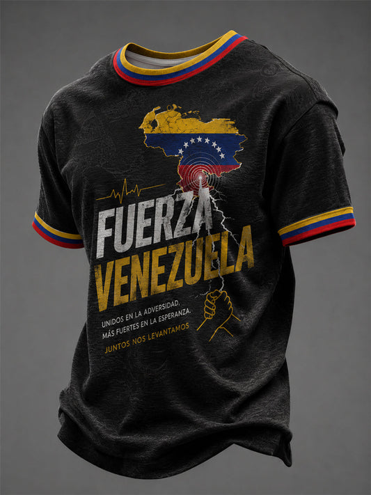 Men's FUERZA VENEZUELA Printed T-shirt