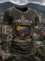 Women's Pray For Venezuela Print T-shirt