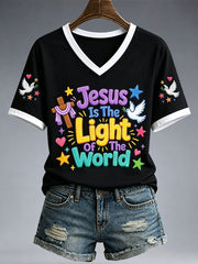 Women's  Jesus Is The Light Of The World T-shirt
