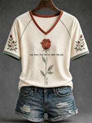 Women's 'The Way, The Truth, and The Life' V-neck T-shirts