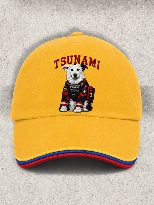Unisex Venezuela Hero Dog Tsunami Patriotic Dog Lover Print Cap