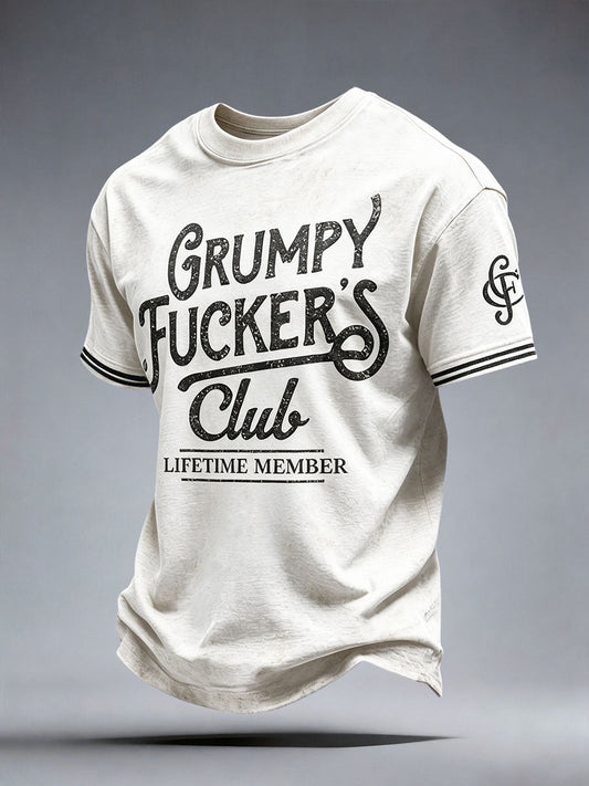 Men's Grumpy Fucker's Club T-shirt