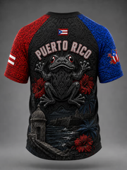 Men's Puerto Rico Printed short sleeve t-shirt