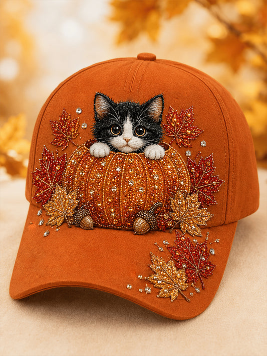 Unisex Fall Animal Print Cap