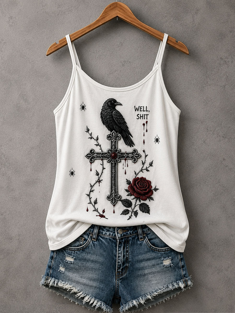 Women's Gothic Cross Tank Top
