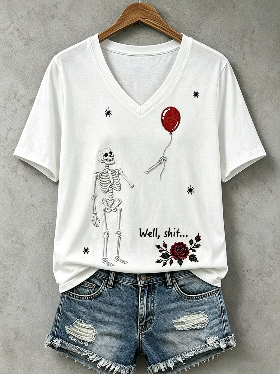 Women's Gothic Skull T-Shirt
