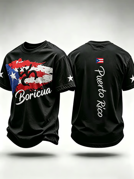 Men's Puerto Rico Printed short sleeves t-shirt