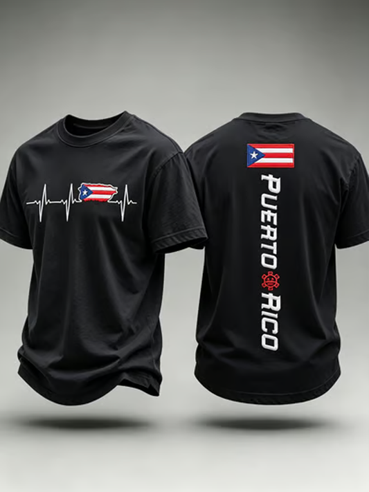 Men's Puerto Rico Printed short sleeves t-shirt