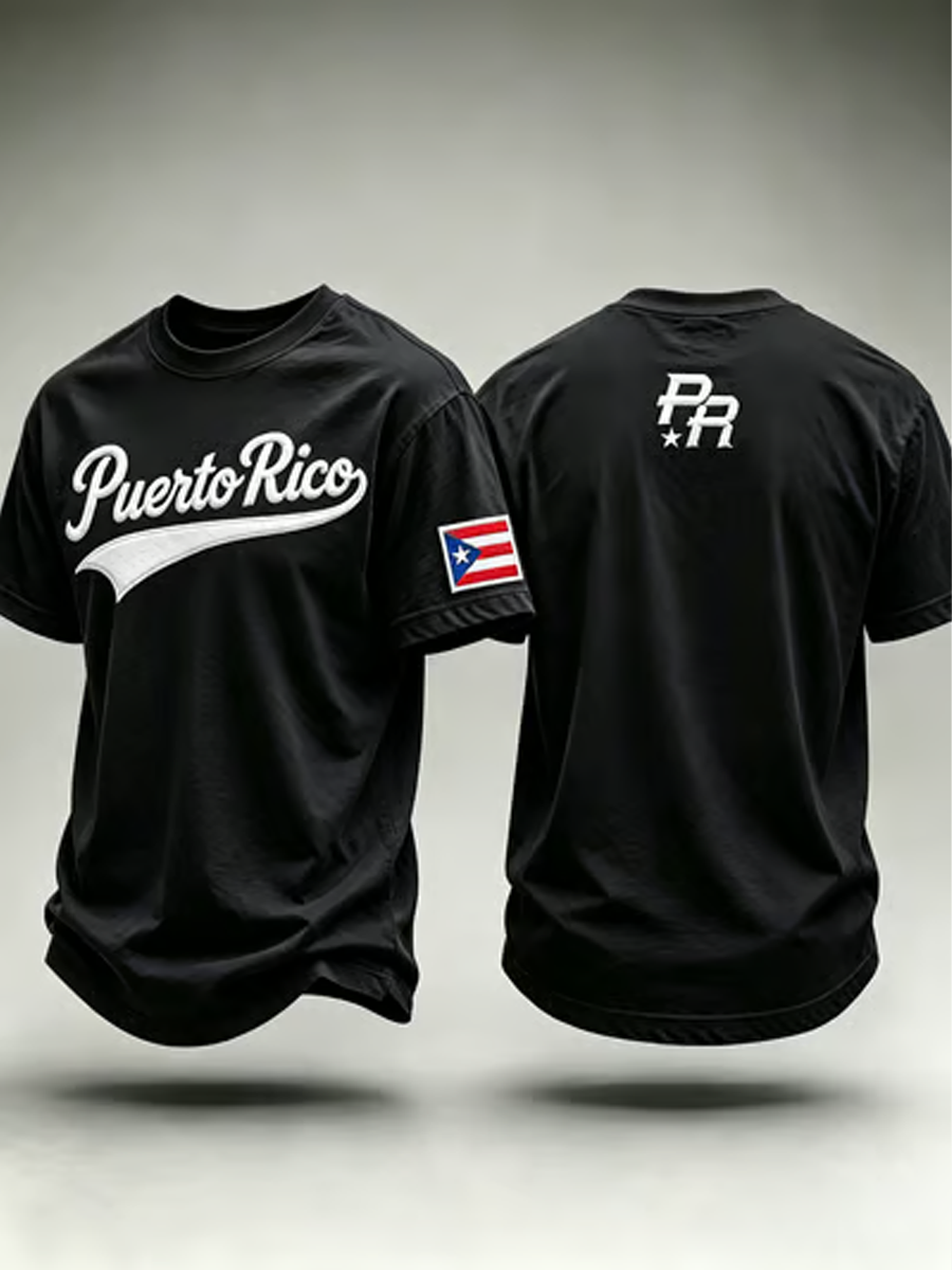 Men's Puerto Rico Printed short sleeves t-shirt