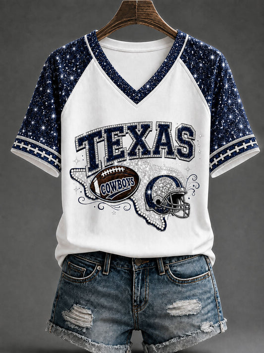 Women's Game Day Football Casual T-Shirt