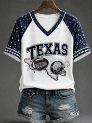 Women's Game Day Football Casual T-Shirt