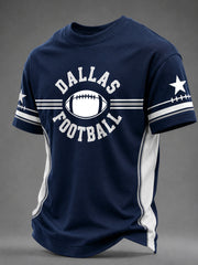 Men's Football Gameday Gift For Football Fans Casual Tee