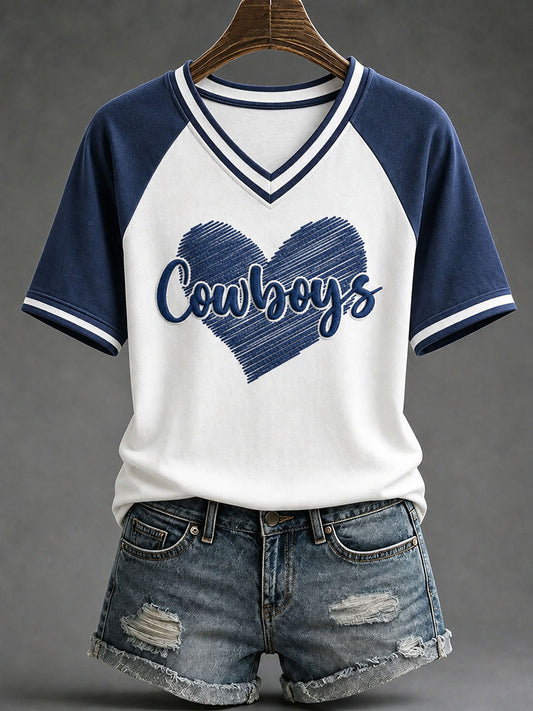 Women's Game Day Football Casual T-Shirt