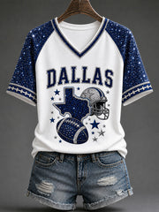 Women's Game Day Football Casual T-Shirt