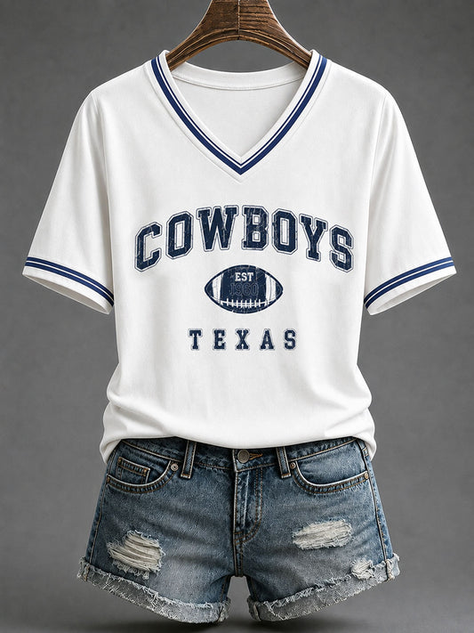 Women's Game Day Football Casual T-Shirt