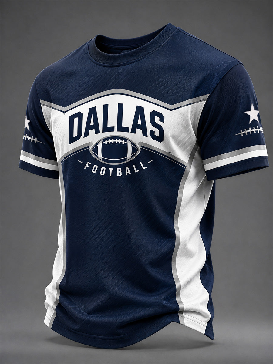 Men's Football Gameday Gift For Football Fans Casual Tee