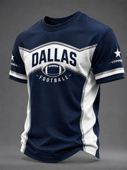 Men's Football Gameday Gift For Football Fans Casual Tee