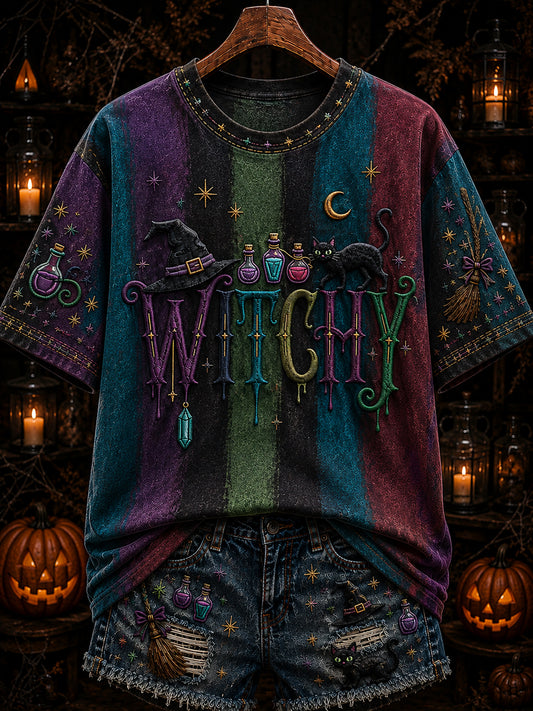 Women's “WITCHY” Printed T-shirt