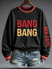 Women's Football Lover San Francisco Faithful Art Printed Sweatshirt