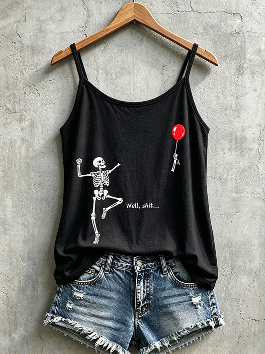 Women's Gothic Skull Tank Top