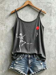 Women's Gothic Skull Tank Top