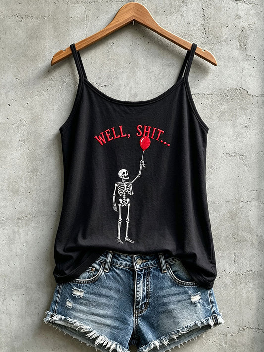 Women's Gothic Skull Tank Top
