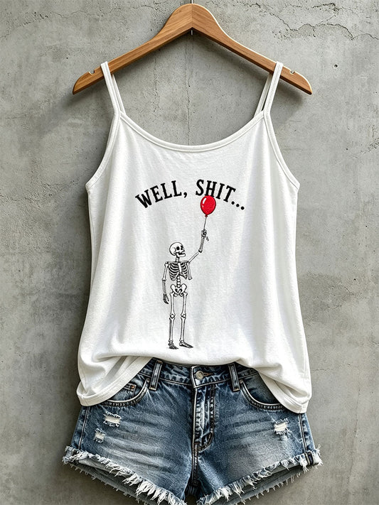 Women's Gothic Skull Tank Top