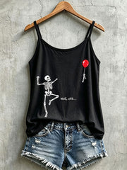 Women's Gothic Skull Tank Top