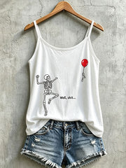 Women's Gothic Skull Tank Top