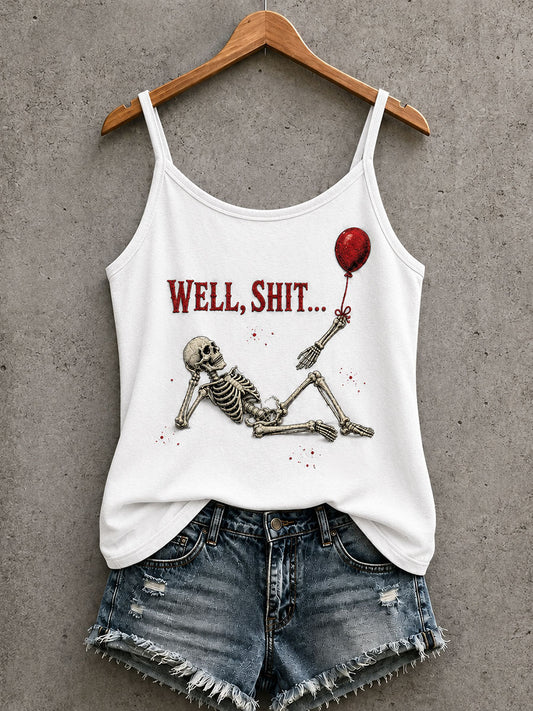 Women's Gothic Skull Tank Top