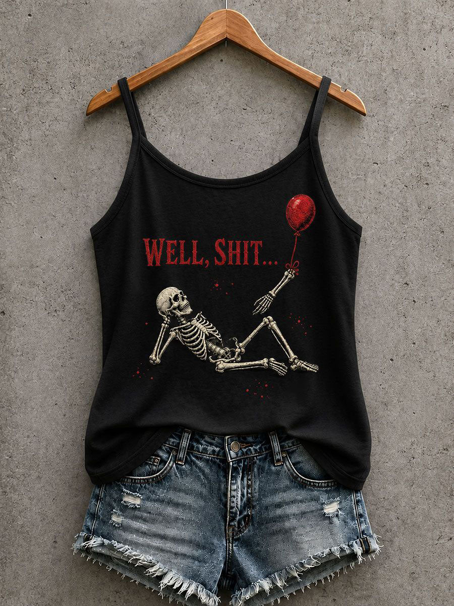 Women's Gothic Skull Tank Top