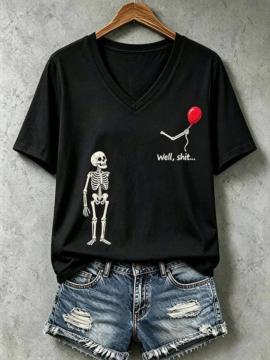 Women's Gothic Skull T-Shirt