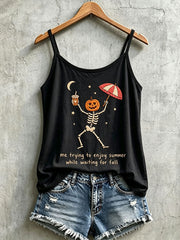 Women's Gothic Skull Tank Top