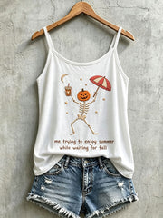 Women's Gothic Skull Tank Top