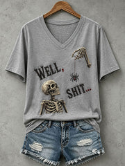 Women's Gothic Skull T-Shirt
