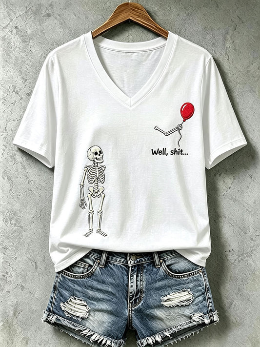 Women's Gothic Skull T-Shirt