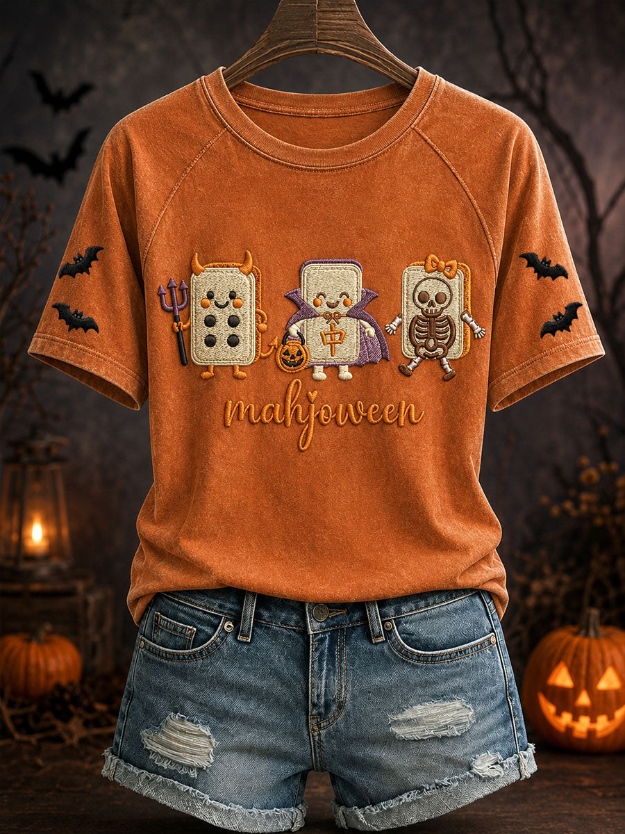 Women's Halloween Mahjong T-Shirts
