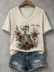 Women's Gothic Skull T-Shirt