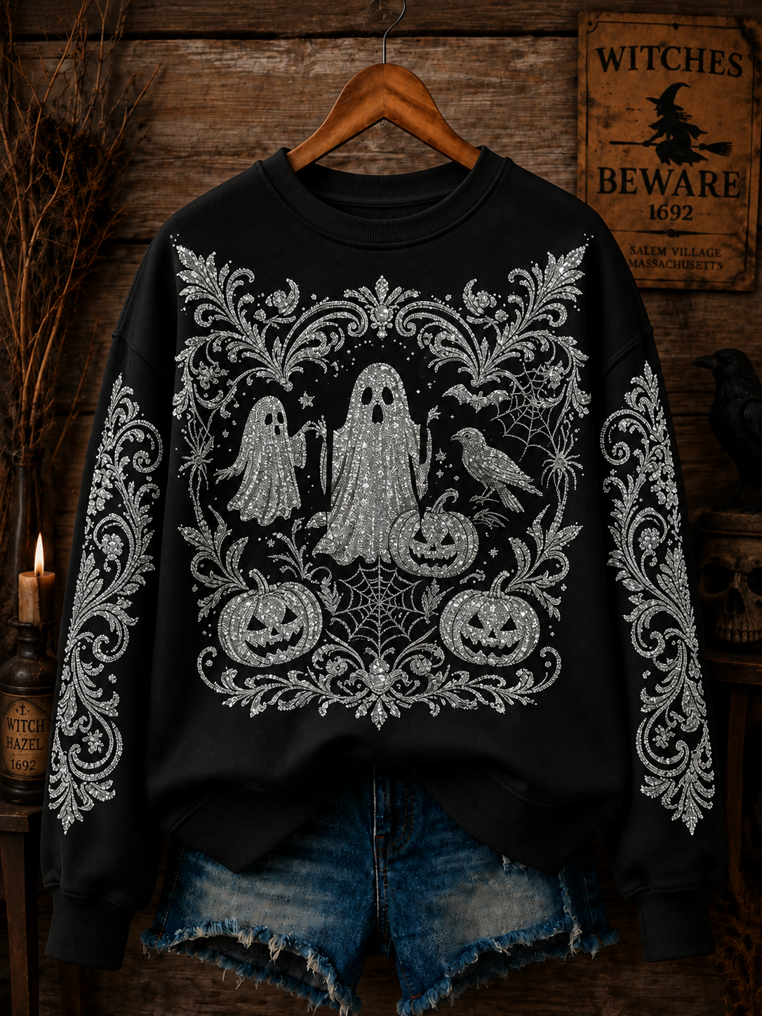 Women's Halloween Regular Sweatshirt