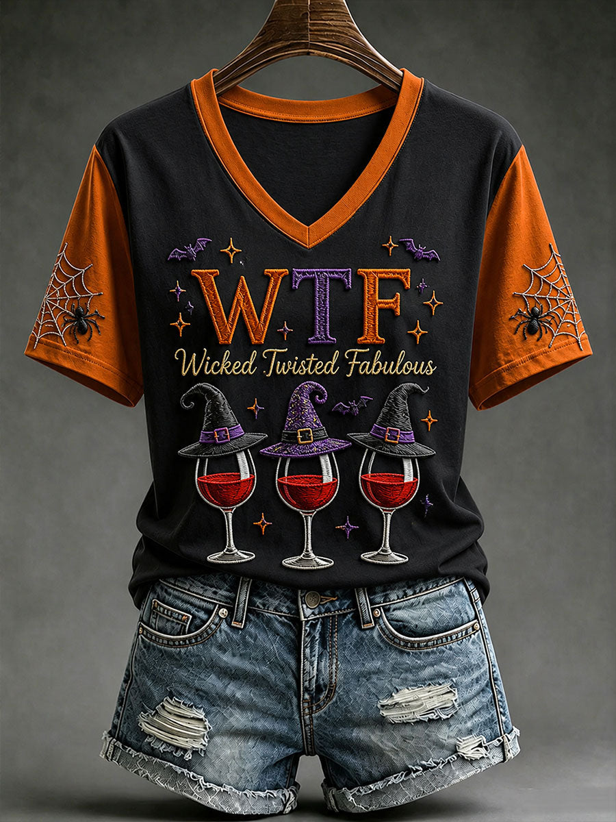 Women's  WTF Wicked Twisted Fabulous Short-sleeved T-shirt
