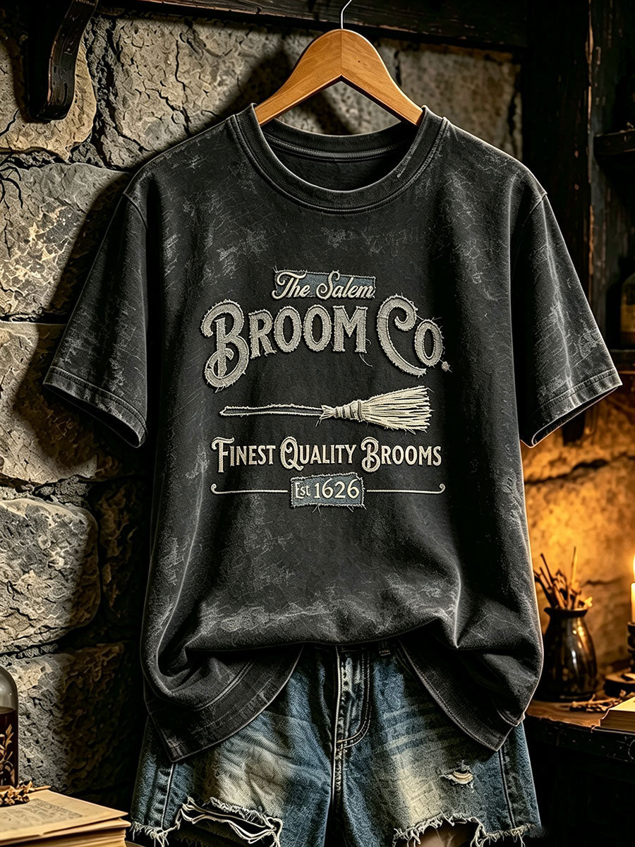 Women's The Salem Broom Co Short-sleeved T-shirt