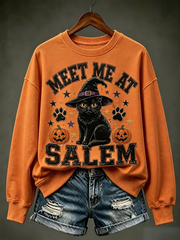 Women's Meet Me At Salem Regular Sweatshirt