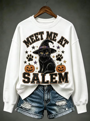 Women's Meet Me At Salem Regular Sweatshirt