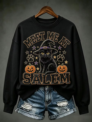 Women's Meet Me At Salem Regular Sweatshirt